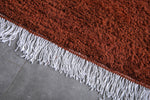 Beni Ourain Terracotta rug - Custom moroccan rug