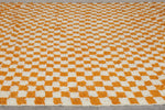 Beni rug - Orange Berber carpet - Custom Moroccan rug