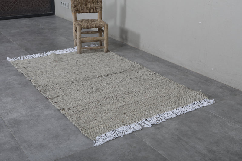 Handwoven Moroccan Rug - 3.3 x 5.1 FT | Wool Area Rug