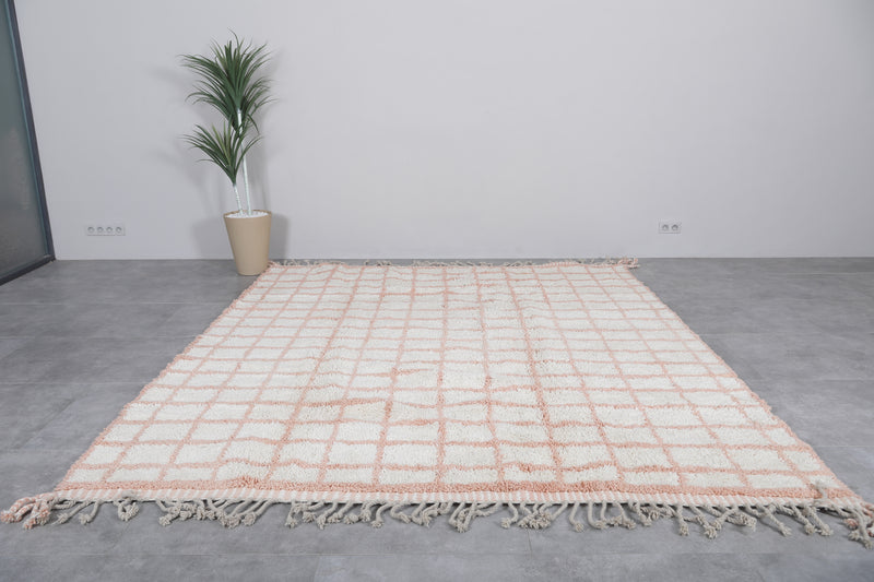 Beni Ourain Moroccan Rug - 8.4 x 9.9 Feet | Elegant Handcrafted Design