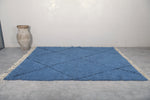 Blue Moroccan rug Beni ourain - Handmade Custom rug