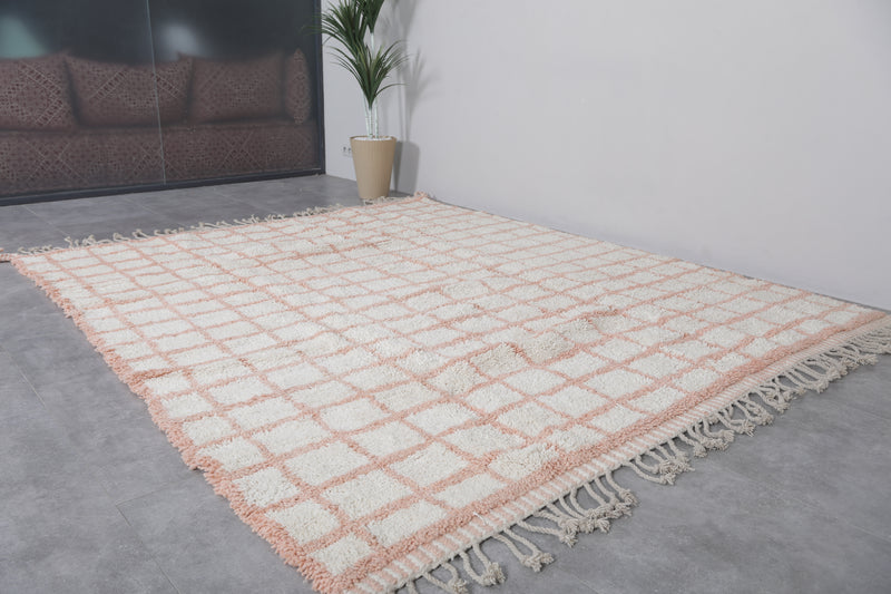 Beni Ourain Moroccan Rug - 8.4 x 9.9 Feet | Elegant Handcrafted Design