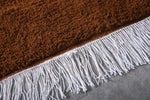 Custom size Beni Ourain Moroccan rug Brown