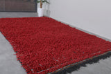 Red Moroccan Rug - 5.6 x 8.9 Feet