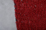 Red Moroccan Rug - 5.6 x 8.9 Feet