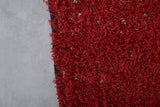 Red Moroccan Rug - 5.6 x 8.9 Feet