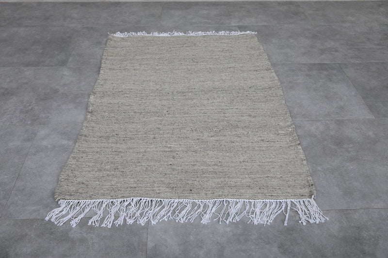 Moroccan Rug - 3.6 X 5 Feet | Handwoven Wool Area Rug