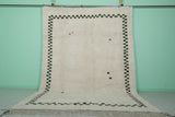 Handmade Moroccan Rug - Handwoven 9 x 12.3 Feet | Checkered Border Design