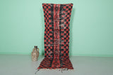 Long Moroccan Runner Rug Red 2.9 X 9.2 Feet