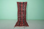 Long Moroccan Runner Rug Red 2.9 X 9.2 Feet