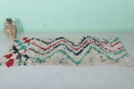 Shaggy Moroccan Runner Rug 3 X 7 Feet