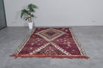 Vintage Boujaad Rug 6 x 10 Feet – Moroccan Handmade Wool Rug