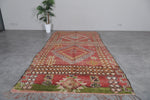 Moroccan Handmade Rug 5.5 x 11 Feet – Unique Berber Red Design