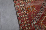 Moroccan Handmade Rug 5.5 x 11 Feet – Unique Berber Red Design