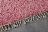 Beni ourain rug - Custom Moroccan area rug - Pink Morocco rug