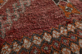 Moroccan Handmade Rug 5.5 x 11 Feet – Unique Berber Red Design