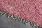 Beni ourain rug - Custom Moroccan area rug - Pink Morocco rug