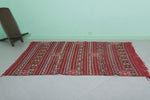 Handwoven kilim rug 4.4 ft x 7.1 ft