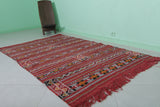 Handwoven kilim rug 4.4 ft x 7.1 ft