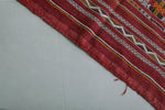 Handwoven kilim rug 4.4 ft x 7.1 ft