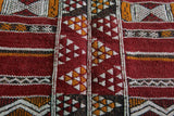 Handwoven kilim rug 4.4 ft x 7.1 ft