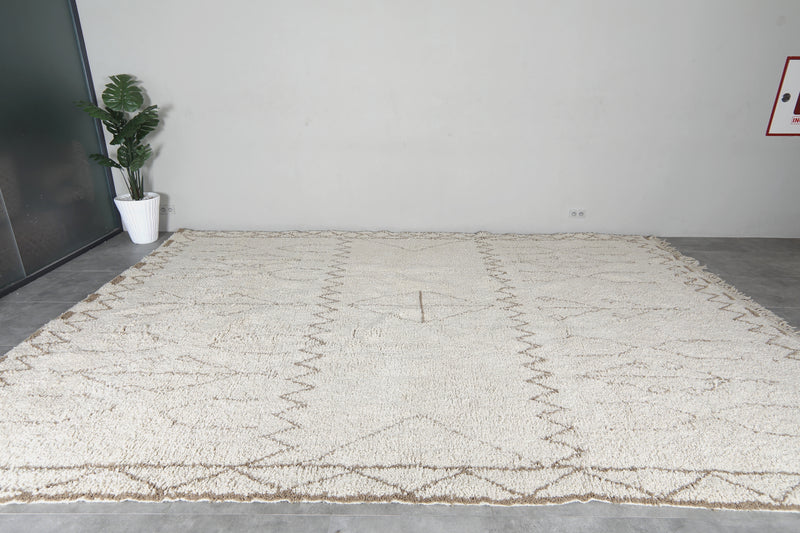 Beni ourain Moroccan rug - Custom rug - Handmade wool rug