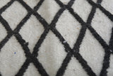 Moroccan handwoven kilim 1.9 FT X 4.1 FT