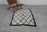 moroccan beni ourain rug 3.1 X 4.9 Feet - handmade rug