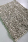 Beni Ourain Rug - Handwoven 2 x 3 Feet | Moroccan Wool Accent