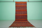 Hand woven Hallway Moroccan Kilim 5.2 FT X 13.3 FT