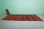 Hand woven Hallway Moroccan Kilim 5.2 FT X 13.3 FT