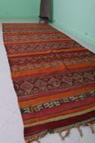 Hand woven Hallway Moroccan Kilim 5.2 FT X 13.3 FT