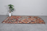 Vintage Moroccan Rug 6.3 x 9.8 Feet – Handmade Wool Carpet