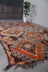 Vintage Moroccan Rug 6.3 x 9.8 Feet – Handmade Wool Carpet