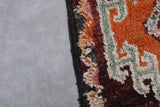 Vintage Moroccan Rug 6.3 x 9.8 Feet – Handmade Wool Carpet