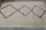 Berber Area Rug 3 x 4.3 ft Multicolored Rug