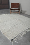 Handmade berber rug 5.4 X 6.3 Feet - minimalist design