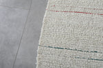 Handmade berber rug 5.4 X 6.3 Feet - minimalist design