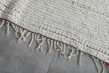 Handmade berber rug 5.4 X 6.3 Feet - minimalist design