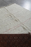 Handmade berber rug 5.4 X 6.3 Feet - minimalist design