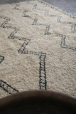 Beni ourain rug hand knotted- Custom Moroccan rug - Morocco rug