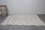 White Moroccan Rug - 6 x 9 Feet | Handcrafted Elegance