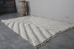 White Moroccan Rug - 6 x 9 Feet | Handcrafted Elegance