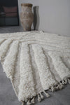 White Moroccan Rug - 6 x 9 Feet | Handcrafted Elegance