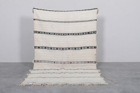 Berber Striped rug Blanket 3.5 FT X 5.9 FT