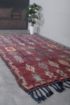 Moroccan Boujaad Rug 6.3 FT x 10.9 FT – Handmade Vintage Berber Carpet