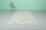 Diamond Moroccan Rug - 5 x 8.1 Feet | Handcrafted Wool Elegance