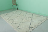 Diamond Moroccan Rug - 5 x 8.1 Feet | Handcrafted Wool Elegance