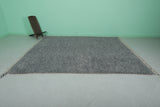 Grey Handmade Moroccan rug  8.3 ft x 10.2 ft