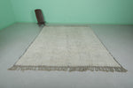 Handwoven Moroccan Rug 7.9 FT × 9.8 FT - Minimalist Artisan Style